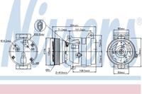 Kompressor, Klimaanlage | NISSENS (89121)