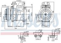 Airconditioning compressor NISSENS KLIMA NIS 890028