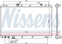 Kühler, Motorkühlung Nissens 606699