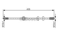 Bremsschlauch Vorderachse beidseitig Bosch 1 987 476 878