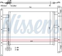 Condensator, Airconditioner NISSENS 94682