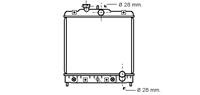 vanwezel Kühler, Motorkühlung Van Wezel 25002069