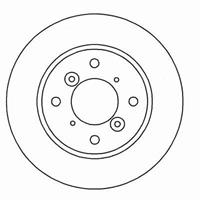 ABS Set van 2 Remschijven voorzijde originele kwaliteit SUZUKI LIANA Hatchback 1.6 i