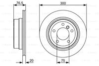 bmw Remschijf achter BD1355