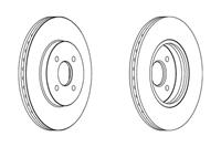 Bremsscheiben FERODO DDF1195, 2 St&Atilde;&frac14;ck