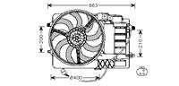 vanwezel Lüfter, Motorkühlung Van Wezel 0502747