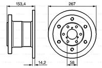 Bremsscheibe Vorderachse Bosch 0 986 478 647