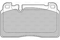 Valeo Bremsbeläge 601467 Bremsklötze,Scheibenbremsbelag AUDI,PORSCHE,Q5 8R,A6 Avant 4G5, C7, 4GD,A6 4G2, C7, 4GC,A7 Sportback 4GA, 4GF,A8 4H_,MACAN