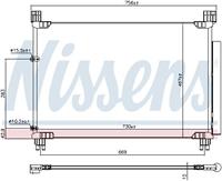 Condensator, airconditioner NISSENS 941147