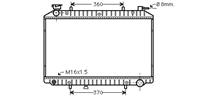 nissan Radiateur Serena/vanette Mt Ac 94-