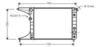 vanwezel Kühler, Motorkühlung Van Wezel 37002201