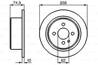 BOSCH Bremsscheiben 0 986 478 563 Scheibenbremsen,Bremsscheibe BMW,3 E30