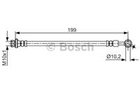 Bremsschlauch Bosch 1 987 481 698