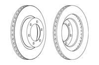 Remschijven FERODO DDF1594, 2 deel