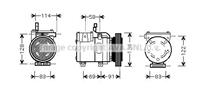 hyundai Compressor, airconditioning