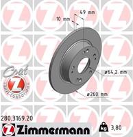 Bremsscheibe 'COAT Z' | Zimmermann (280.3169.20)