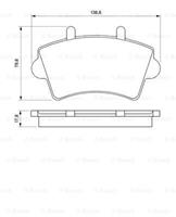 BOSCH Bremsbeläge RENAULT,OPEL,NISSAN 0 986 494 031 1605980,4402993,4404485 Bremsklötze,Scheibenbremsbelag,Bremssteine,Bremsbelagsatz, Scheibenbremse