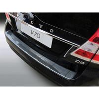 ABS Achterbumper beschermlijst Volvo V70 6/2013- (excl. XC70)Ribbed' Carbon look