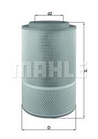 mahleoriginal Luftfilter Mahle Original LX 1627