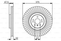 BOSCH Bremsscheiben 0 986 479 A26 Scheibenbremsen,Bremsscheibe MERCEDES-BENZ,M-CLASS W164,R-CLASS W251, V251,GL-CLASS X164