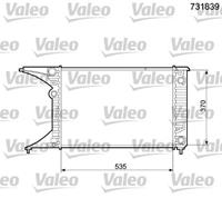 Kühler, Motorkühlung Valeo 731839