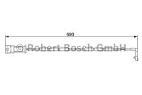 Warnkontakt, Bremsbelagverschleiß Vorderachse Bosch 1 987 474 971