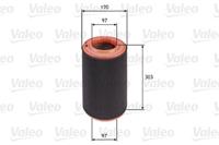 Valeo Luftfilter 585695  FIAT,PEUGEOT,CITROËN,DUCATO Kasten 250,DUCATO Pritsche/Fahrgestell 250,DUCATO Bus 250,BOXER Kasten,BOXER Bus