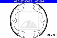 Bremsbackensatz, Feststellbremse Hinterachse ATE 03.0137-3006.2