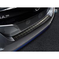 Zwart RVS Achterbumperprotector Nissan Leaf II 2017-Ribs'