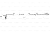 Sensor, Raddrehzahl BOSCH 0 265 007 033 Rechts