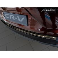 Zwart RVS Achterbumperprotector Honda CR-V (CW) 2018-Ribs'