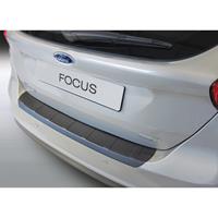 ABS Achterbumper beschermlijst passend voor Ford Focus HB 5 deurs 2015- Ribbed Zwart