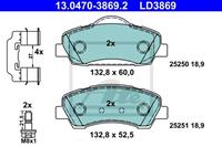 peugeot Remblokken set LD3869