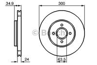 ford Remschijf voor BD930