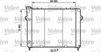 Kühler, Motorkühlung Valeo 732713