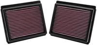 K&N vervangingsfilter passend voor Infiniti M35 3.5L V6 2009-2010 (2 per box) (33-2440)