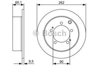 BOSCH Bremsscheiben 0 986 479 512 Scheibenbremsen,Bremsscheibe MITSUBISHI,PAJERO PININ H6_W, H7_W