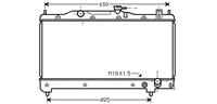 Toyota RADIATEUR BENZINE 2.0 tot00 MT