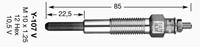 Universal NGK, Spanning (Volt)10,5V