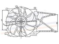 Lüfter, Motorkühlung Nissens 85188