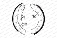 FERODO Bremsbacken FIAT,PEUGEOT,TOYOTA FSB513 4241H5,4241N4,SU001A1059 Trommelbremsbacken,Bremsbackensatz 424221,77362428,9467549388,9945884