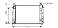 saab RADIATEUR BENZINE 2.0 / 2.3 zonder AIRCO