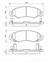 opel Remblokken set