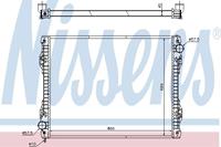 Kühler, Motorkühlung Nissens 672590