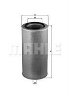 mahleoriginal MAHLE ORIGINAL Luftfilter LX 271  IVECO,STEYR,370,1291-Serie,1490-Serie,1491-Serie,1890-Serie