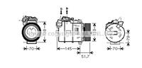 bmw Compressor, airconditioning