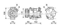 opel Compressor, airconditioning