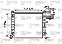 Kühler, Motorkühlung Valeo 734806