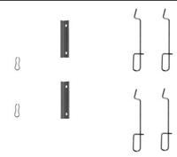 Zubehörsatz, Scheibenbremsbelag Hinterachse ABS 1125Q