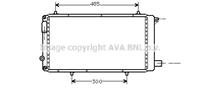 Kühler, Motorkühlung AVA CNA2073